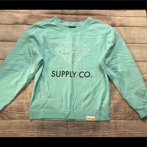 Diamond Supply Co. Aqua Crew Neck M Sweater - New